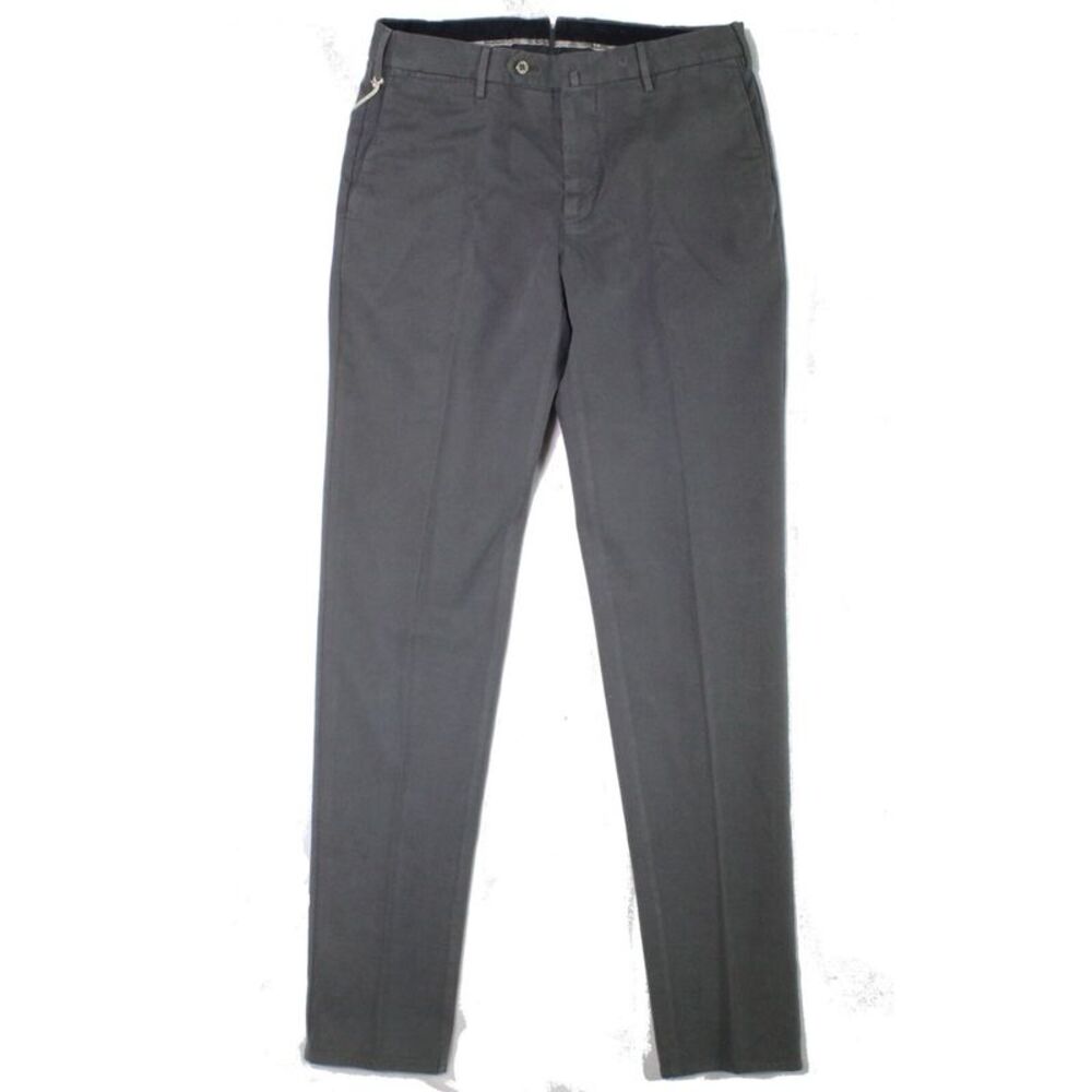 TORIN OPIFICIO Mens Gray Straight Leg, Classic Fit Cashmere Chino Pants 48